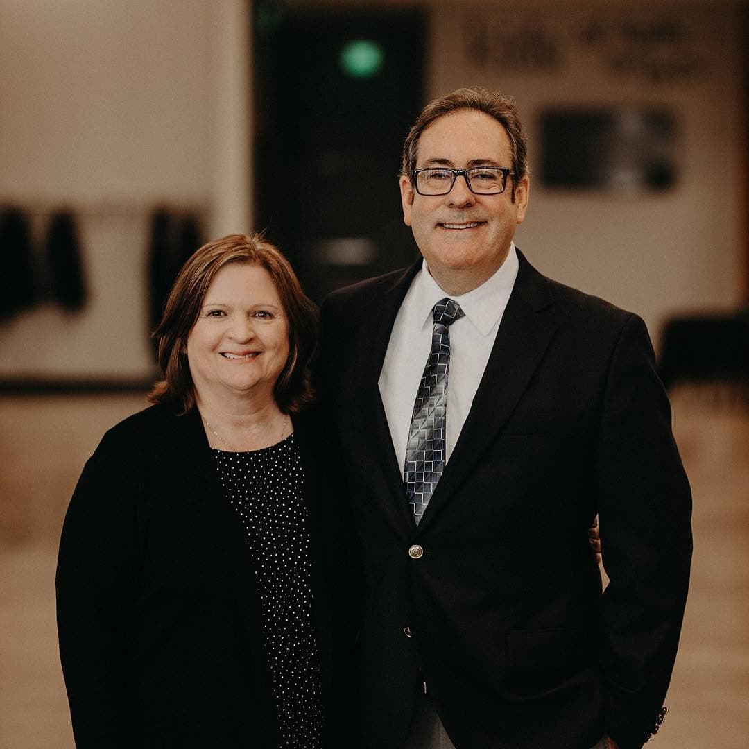 The pastor and his wife at Faith Baptist Canton